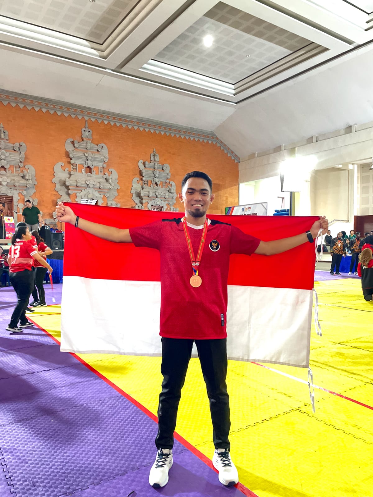 Read more about the article Raih Medali Perunggu Indonesia Open International Kabaddi Championship 2023 di Bali Pada Edisi Perdana Bela Timnas Indonesia, Imam Wahyudi Bersyukur