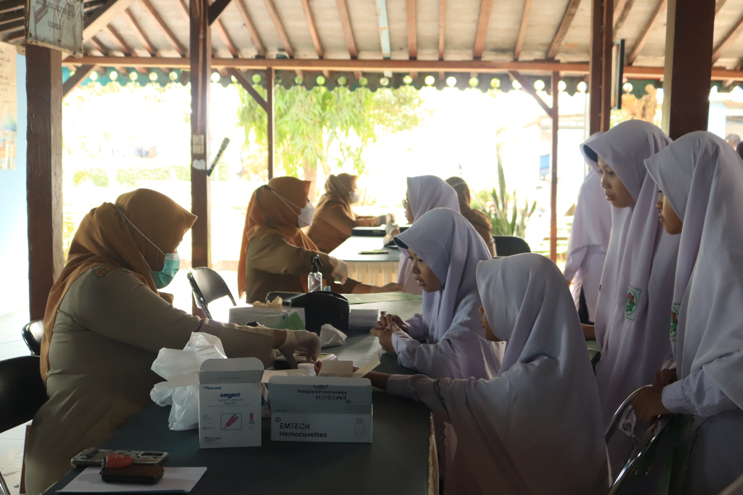 Read more about the article Puskesmas Prambanan bekerjasama dengan (Poskestren) PPM MBS Yogyakarta adakan Cek Kesehatan Gratis (CKG)